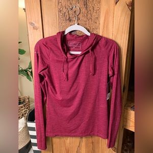 NWT Athletic shirt with hoodie.  XS